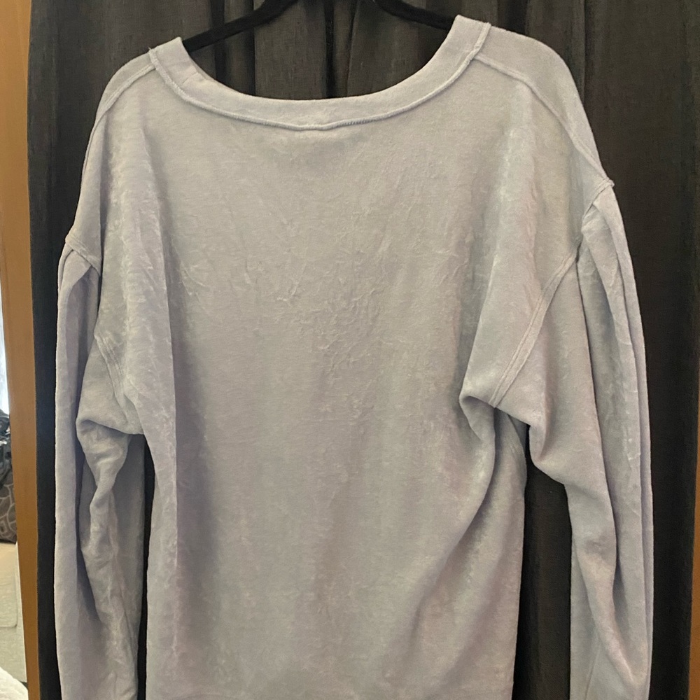 Free People Velvet Milan Sweatshirt, size Small. - Picture 5 of 8